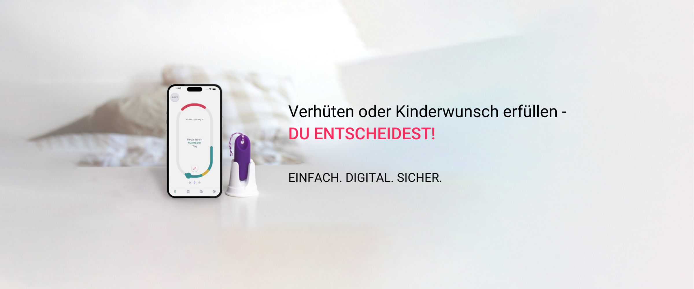 Verhüten oder Kinderwunsch erfüllen mit trackle